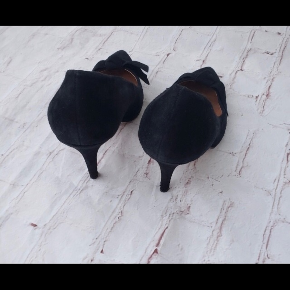 DONATED. Classic Madewell Black Heels!  👠 👠 - Picture 7 of 8